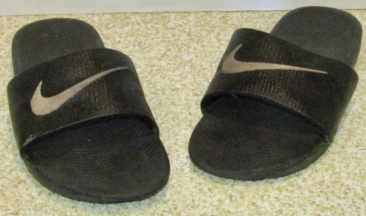 Black nike slides 2025 boys