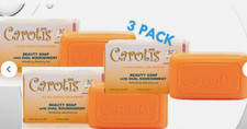 Carotis Active Carrot Concentrate Beauty Soap Dual Nourishment 80g pack 3