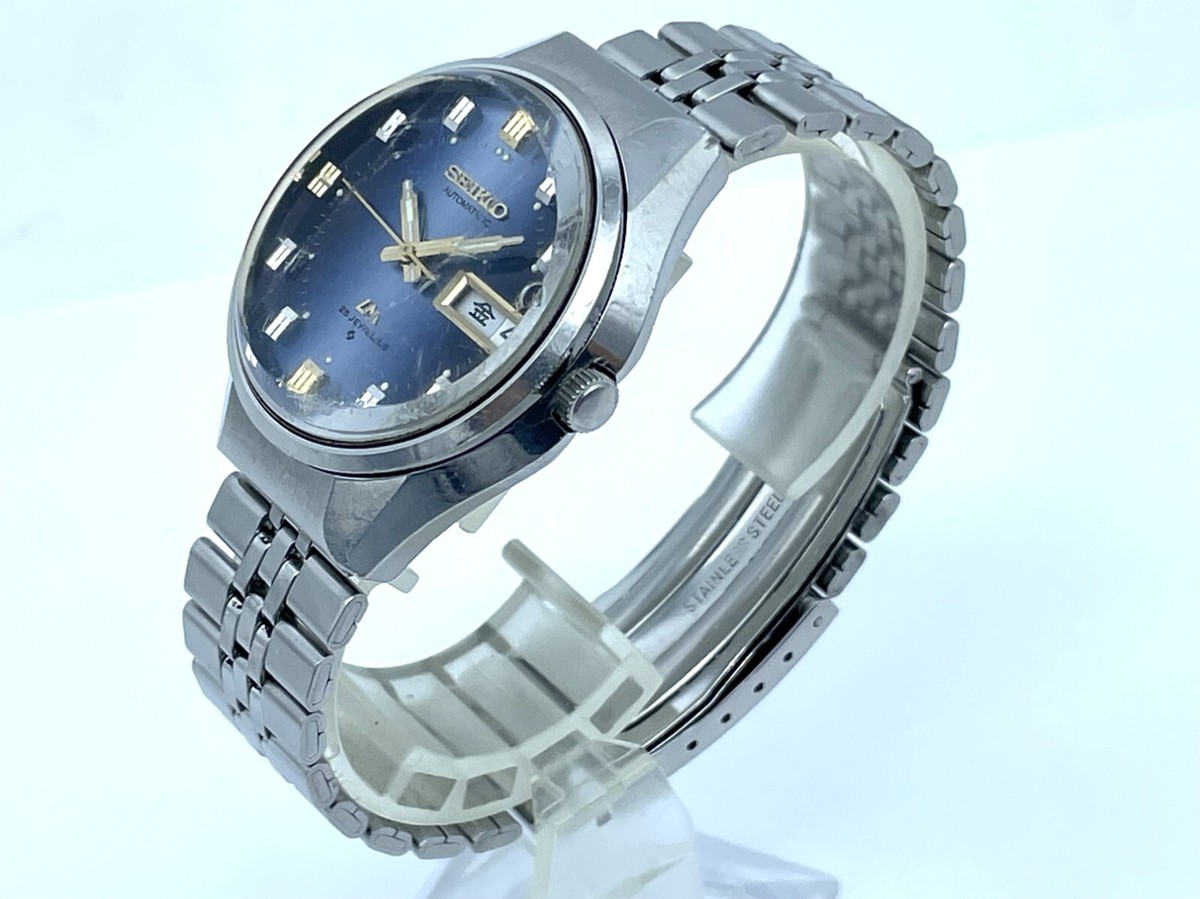 Vintage SEIKO Lord Matic Automatic Watch 3-sided cut glass