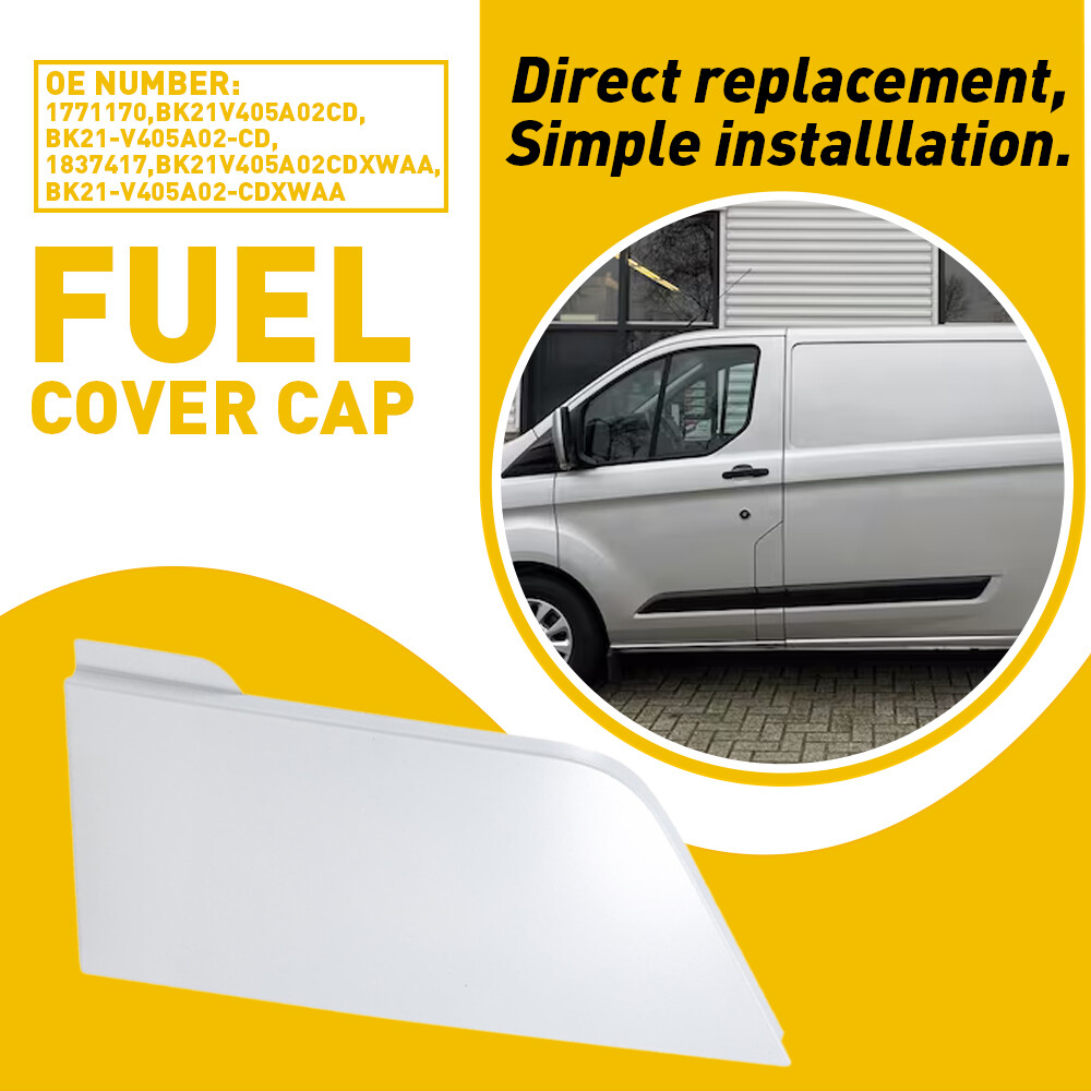 For Ford Transit Custom Fuel Tank Filler Flap Cap Primed 1771170 (2012-2016