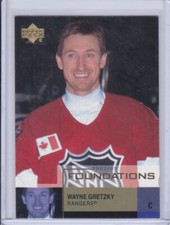 Wayne Gretzky 2002 Upper Deck Foundations Hockey Card 45 Grade MT