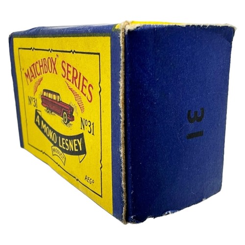 ORIGINAL BOXED LESNEY MATCHBOX 31 A AMERICAN FORD STATION WAGON B2 BOX 1957-1960 - Picture 15 of 16