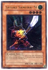 Yugioh! LP Sasuke Samurai #4 - RDS-EN016 - Ultimate Rare - 1st Edition Lightly P