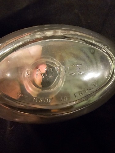 Vintage Chole Factice GROSS klar & mattiertes Glas Display Parfüm Flasche Werbung Kunst - Bild 6 von 7