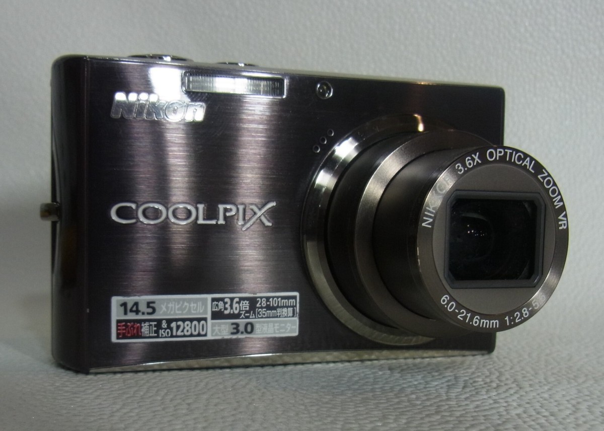 Nikon COOLPIX S710,14.5MP,3.6x,3.0in,Urban black,Excellent