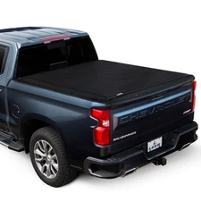 LEER SR250 Soft Rolling Truck Bed Tonneau Cover, Fits Chevy Silverado and GMC...