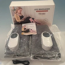 New! Open Box Leg Massagers Massager Adjustable Rechargeable Therapeutic Relax
