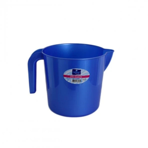3 X Plastic 1.5l Mug with Handle & Spout Bathroom Multi purpose Jug Durable - Picture 2 of 5