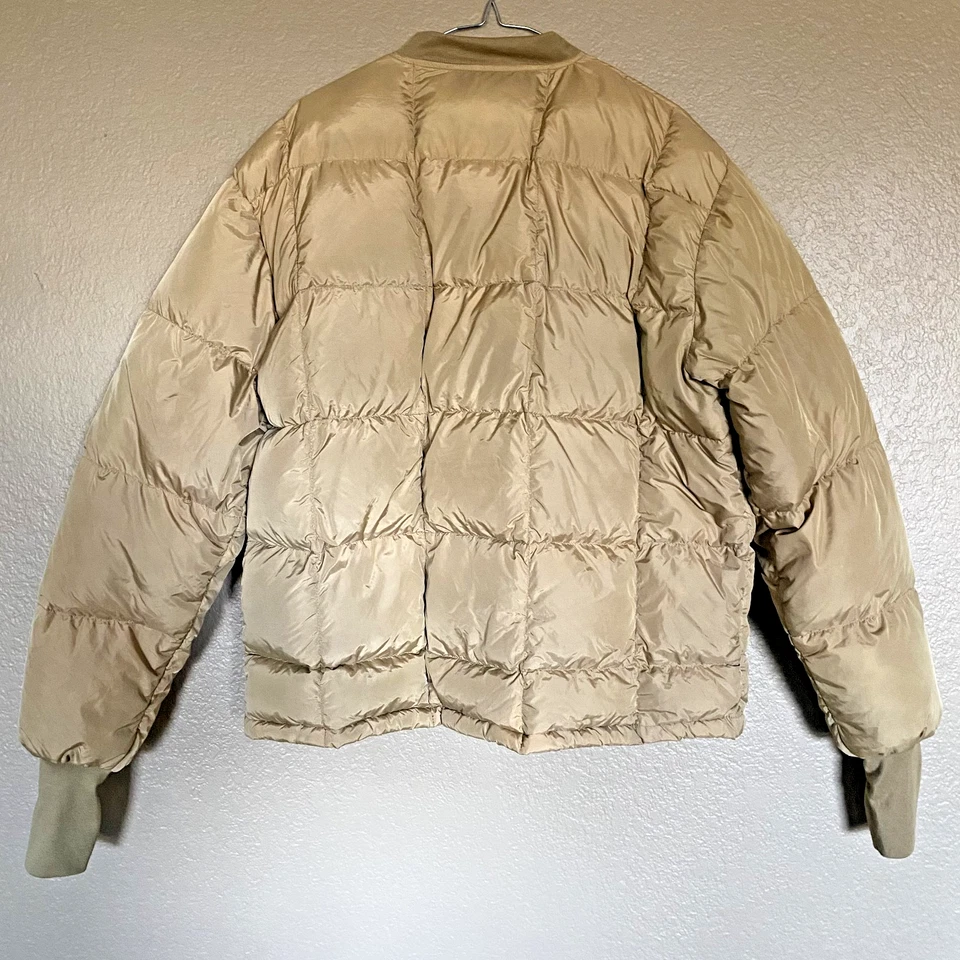 Cabelas Northern Goose Down Puffer Base Layer Jacket size L Snow Ski Hunting VTG - Image 4 of 4