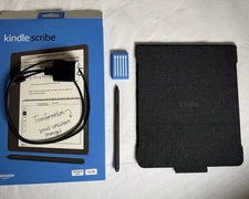 Amazon Kindle Scribe 1st Gen. 32GB, Wi-Fi, 10.2" Tungsten w Premium Pen Bundle