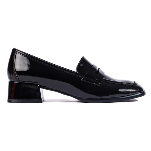 Zwarte lakloafers van Sergio Leone