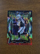 ✨2024 Panini Select Brock Bowers RC #31 Concourse Black & Red Shock Prizm
