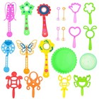 3 Sets Outdoor Bubble Zauberstab Set Bunte Bubble Zauberstäbe Party