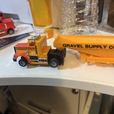 TYCO US1 Electric Trucking Slot Car Gravel Truck Orange And Yellow Doesn t Run.