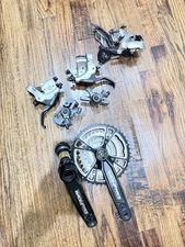 Shimano Deore XT ST-M751 3x9 Group With RACEFACE CRANKSET HAYES MX2 Nice Combo