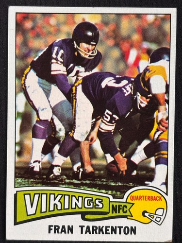 Fran Tarkenton #400 1975 Topps card