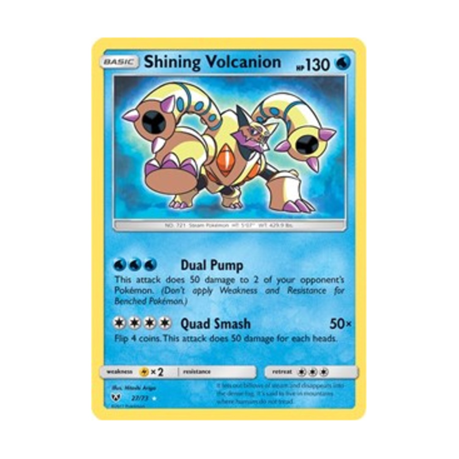 Pokemon Pokemon Shining Legends Shining Volcanion (SHR) #27 (Holo) NM
