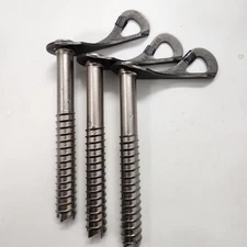 Black Diamond Ice Screw Set of 3 USA Made Vintage Mountaineering #2012