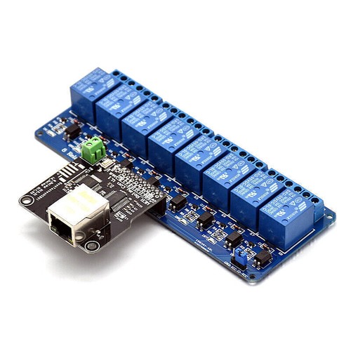 Ethernet Control Module With 8 CHs Relay Board For LAN WAN WEB Server RJ45 - Afbeelding 4 van 5