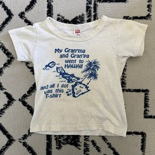 Vintage 70s Hawaii Souvenir T Shirt