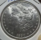1890-P $11 Morgan Silver Dollar UNC Nice Shimmer 90% Silver