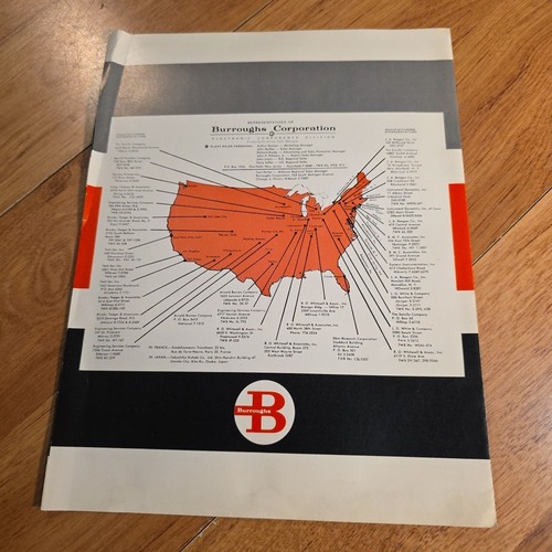 Vintage Burroughs Brochure Trends in Electronic Design Nixie Tube Beam X