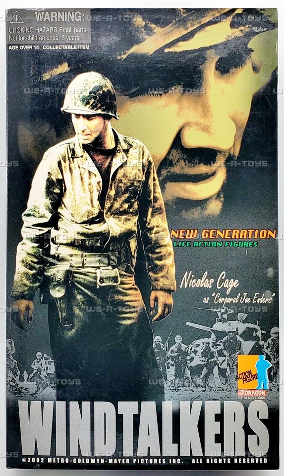 Windtalkers Nicolas Cage como cabo Joe Enders figura de acción dragón 73069 Foto 2 de 4