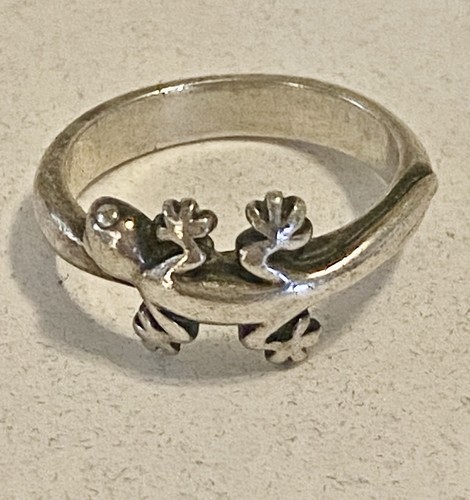 Nicht mehr erhältlicher James Avery Sterlingsilber Gecko Ring 6,5 - 6,75 (siehe Bilder) - Bild 9 von 9