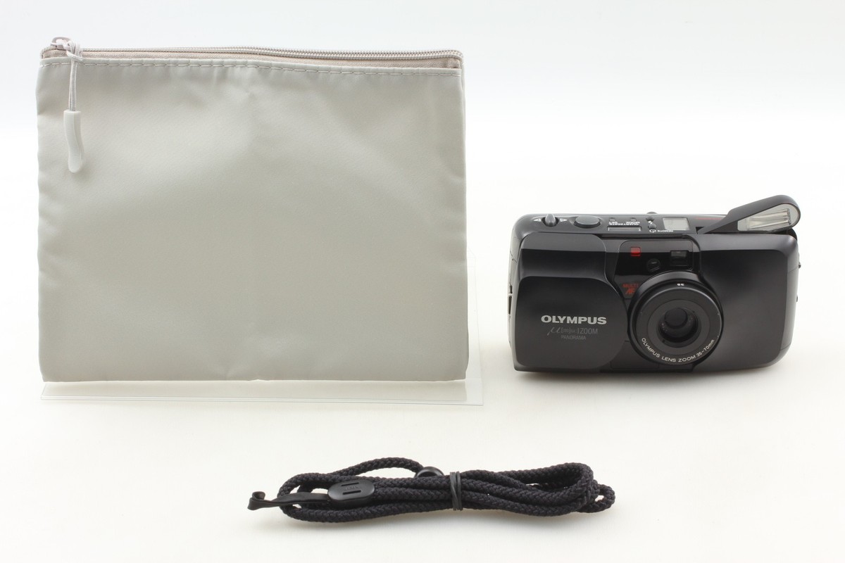 Tested▷[N MINT+ CLA'd] Olympus μ mju Zoom Panorama Black 35