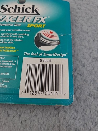 Qx Schick Tracer FX 5 Refill Blades Cartridges New Old Stock Faded - Picture 5 of 7