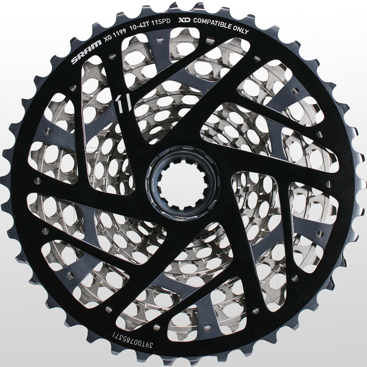 SRAM XX1カセット10-42T 11SPD SRAM XX1 XG-1199 Cassette - 11 Speed, 10-42t, Silver, For XD