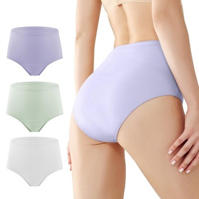 BATTEWA Oeko-TEX Certified Incontinence Underwear Women's Cotton Leak Proof XXL