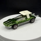 Vintage Hot Wheels Redline Swingin’ Wing Green US Base - Excellent Condition
