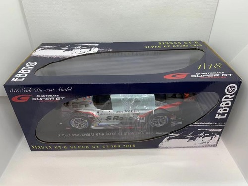 Rare NISSAN SUPER GT GT500 2016 EBBRO 1/18 minicar with box Used Excellent+ JPN - Picture 9 of 10
