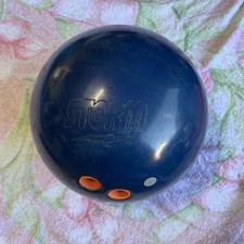 Storm Pro-Motion Bowling Ball 14.8 LB. 1ST QUAL Dark Blue Drilled