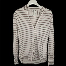 Frank  Eileen Tee Lab Eileen Jersey, White Striped, XS