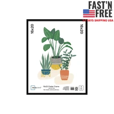 [HOT SALE] Mainstays 16x20 Basic Black Poster Frame, NEW US FREE SHIPPING