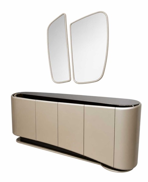 Moderner Komplettes Sideboard Mit Spiegel Esszimmer LuxusmöBel-image