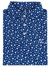 Rhoback The Stars Men's Short Sleeve Performance Polo