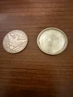 1901 Barber Half Dollar. Smuggler/Opium Coin. Reverse is Large Cent/Barber. Rare