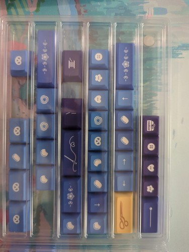 Lily58 Split Ergonomic Keyboard VIA/QMK + touchpad module, switches, KAM keycaps - Picture 2 of 9