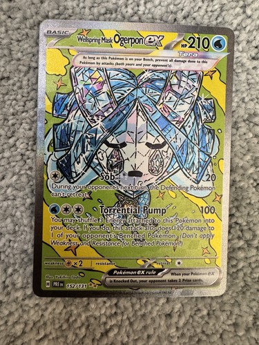 Wellspring Mask Ogerpon ex 152/131 Sv: Prismatic Evolutions Holo