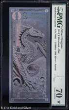 2024 Silver Dragons Silverback 1/1000 oz Silver Note PMG 70 Star Dragon UNC Gem
