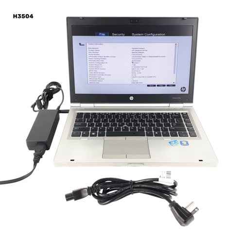 Hp EliteBook 8470p 14" Laptop i5-3320M 4GB RAM NO HDD/OS Boots/Bios