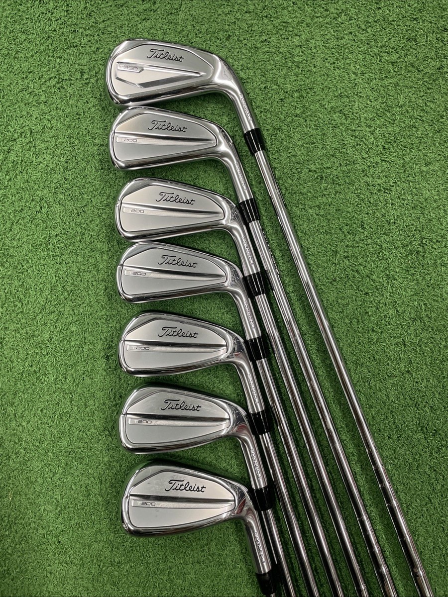 Titleist T200/350 Iron Set Golf Clubs 4-T350, 5-PW T200 -1/2 Titleist T200/350 Iron Set Golf Clubs 4-T350, 5-PW T200 -1/2