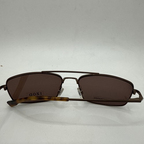 IZOD IZ779 Brown 58/18 146 Brown Aviator Unisex Adult Eyeglass Frames @14 - Picture 14 of 21