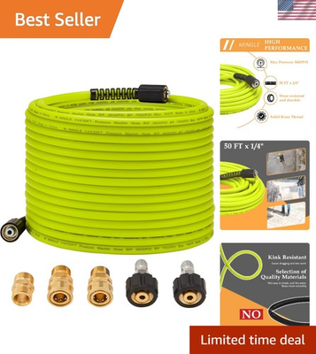 #ad #ad Pressure Washer Hose 50 FT x 1 4quot; Replacement Power Wash Hose with Quick Co... $57.59
