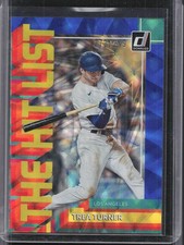 2022 Donruss #THL-1 Trea Turner The Hit List Blue #/249
