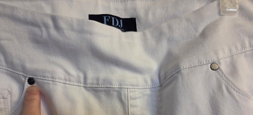FDJ elegante weiße Damenhose 12 - Bild 5 von 7