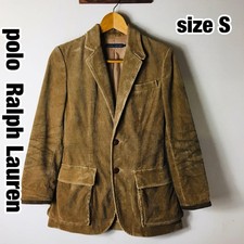 Vintage Polo Ralph Lauren Corduroy Jacket Brown S Shoulder 38cm 14.96in Rare